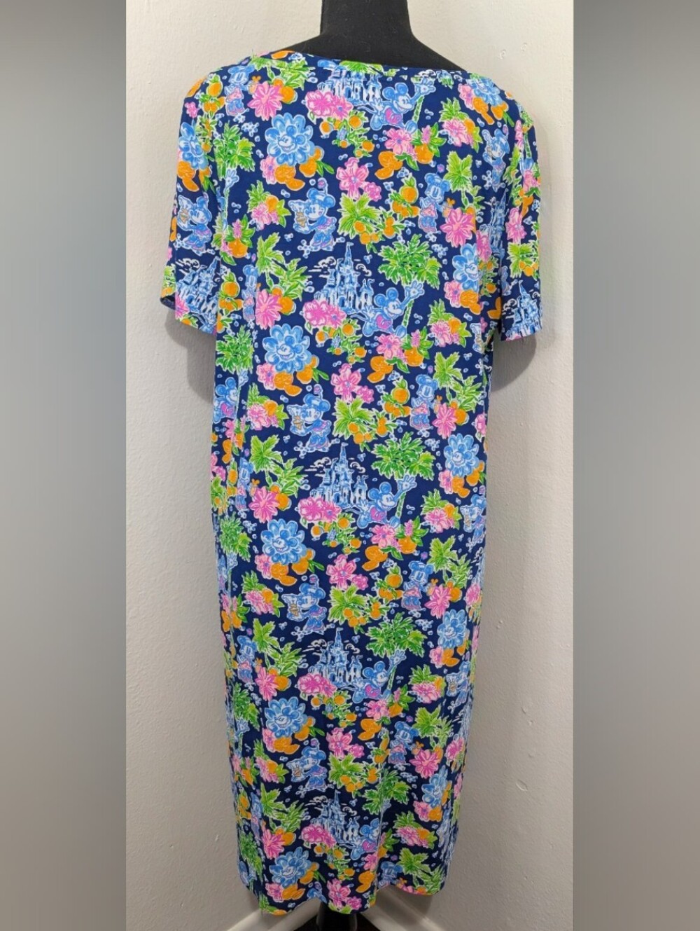 Lilly Pulitzer Disney Coastal Beach Whimsical Resort Vacation Playful Dress XL - Picture 5 of 13